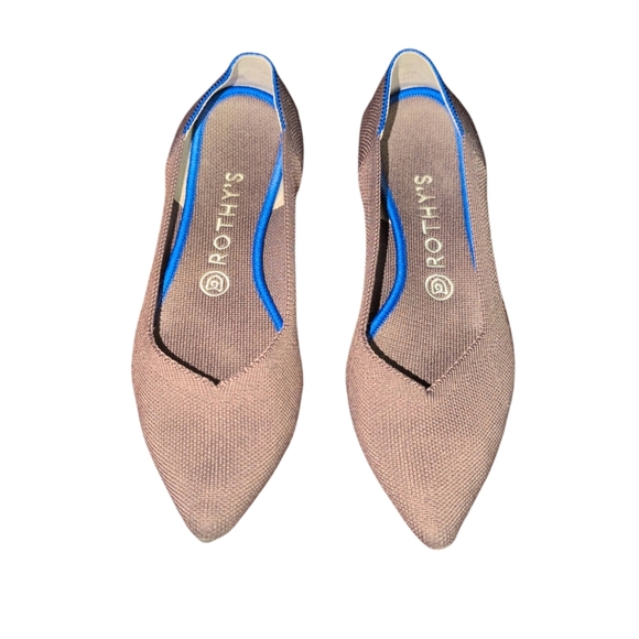 Rothy’s “The Point” Shoe in Mink. Size 9 - Picture 2 of 7